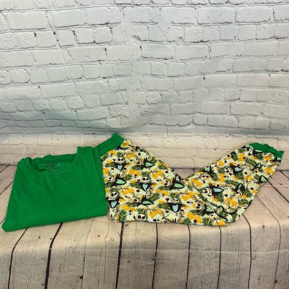 Secret Stock Reserve Bamboo Women’s Jack Skellington Inspired Pajama Set - Picture 1 of 2